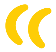 Quotes made of bananas