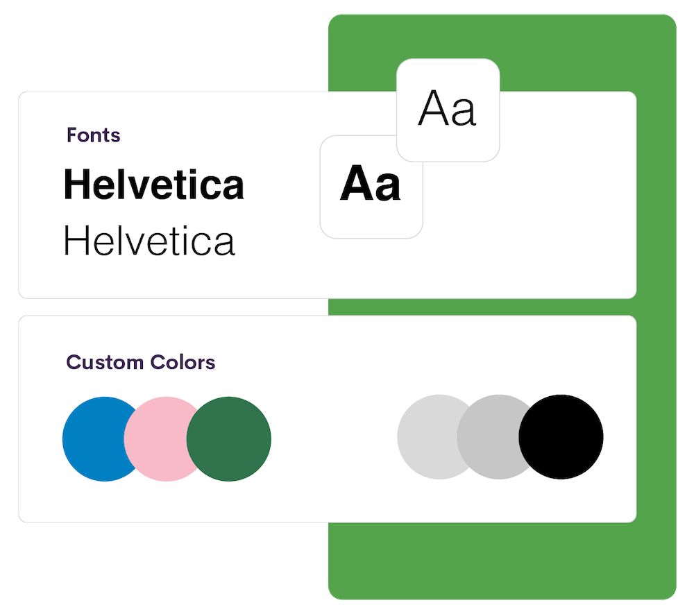 Bananatag Email Designer: Fonts and Colors can be set and adjusted