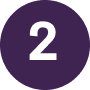 Icon with number one