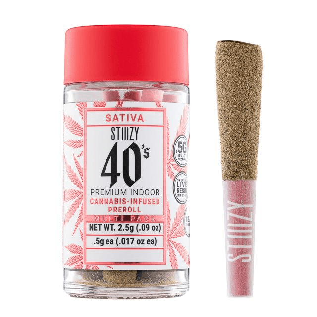 STIIIZY - Strawberry Cough 40's Preroll Pack 2.5g