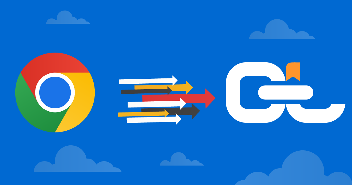 Export bookmarks from Chrome and import them into CarryLinks