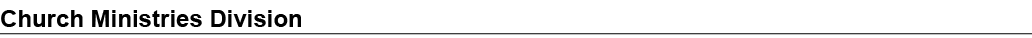 Church Ministries Division