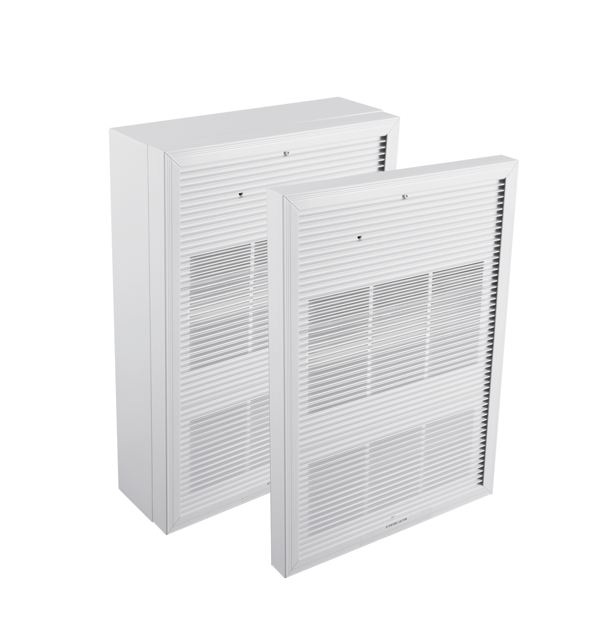 Ouellet OAWH 12000W - (208V/1Ø) Architectural Aluminum Wall Fan Heater - Almond