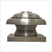 Dome Axial Power Roof Supply Fan (1Ø/208-230V; Up to 1754CFM)(1/4 HP)