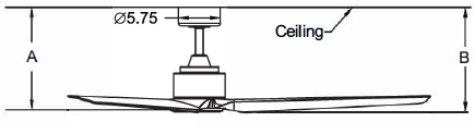 Fanimation TriAire Downrod