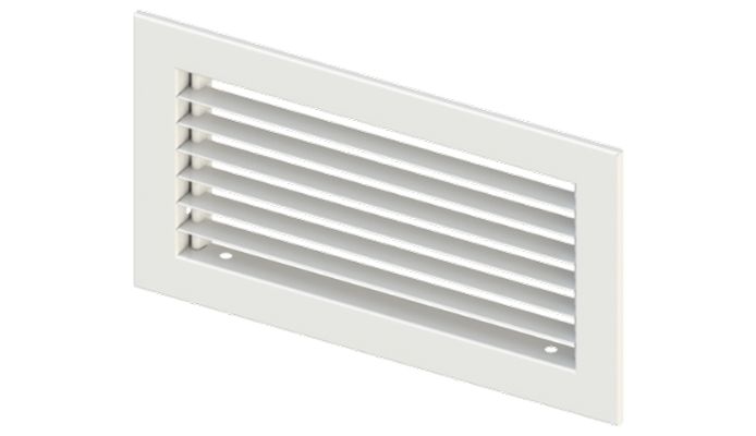 A1300 - Aluminum, 3-Cone Diffuser, Lay-In, 10 RD, 24x24