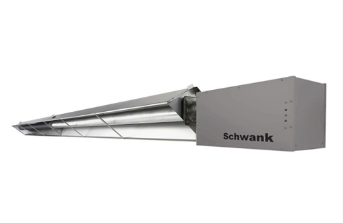duraSchwank Coated Burner Housing Tube Heater: 110,000 Btuh LP; 40 FT; USA