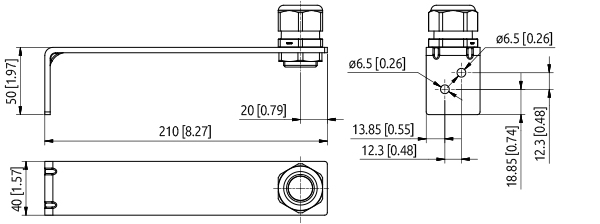 EFD70 425 P2.5 WM Mounting details