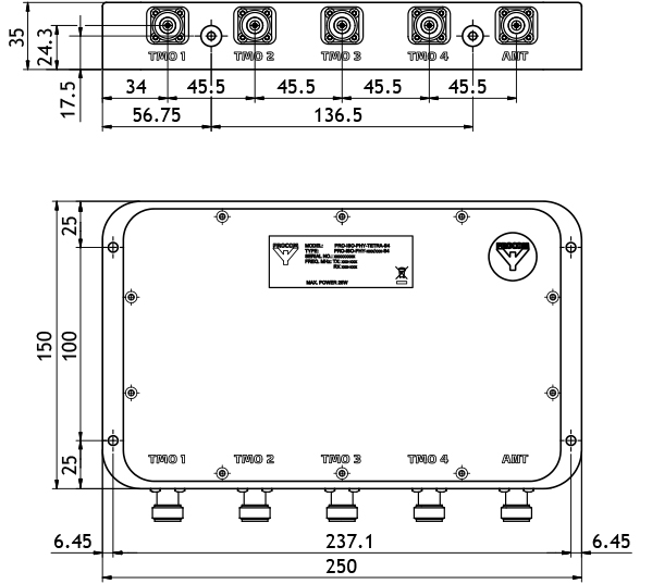 PRO ISO PHY TETRA S4 hole placing
