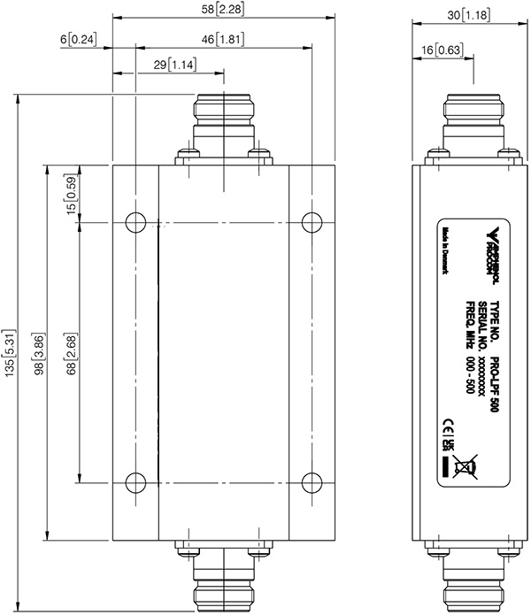 PRO LPF 500 Mounting details
