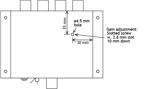 PRO MARHP Gain adjustment