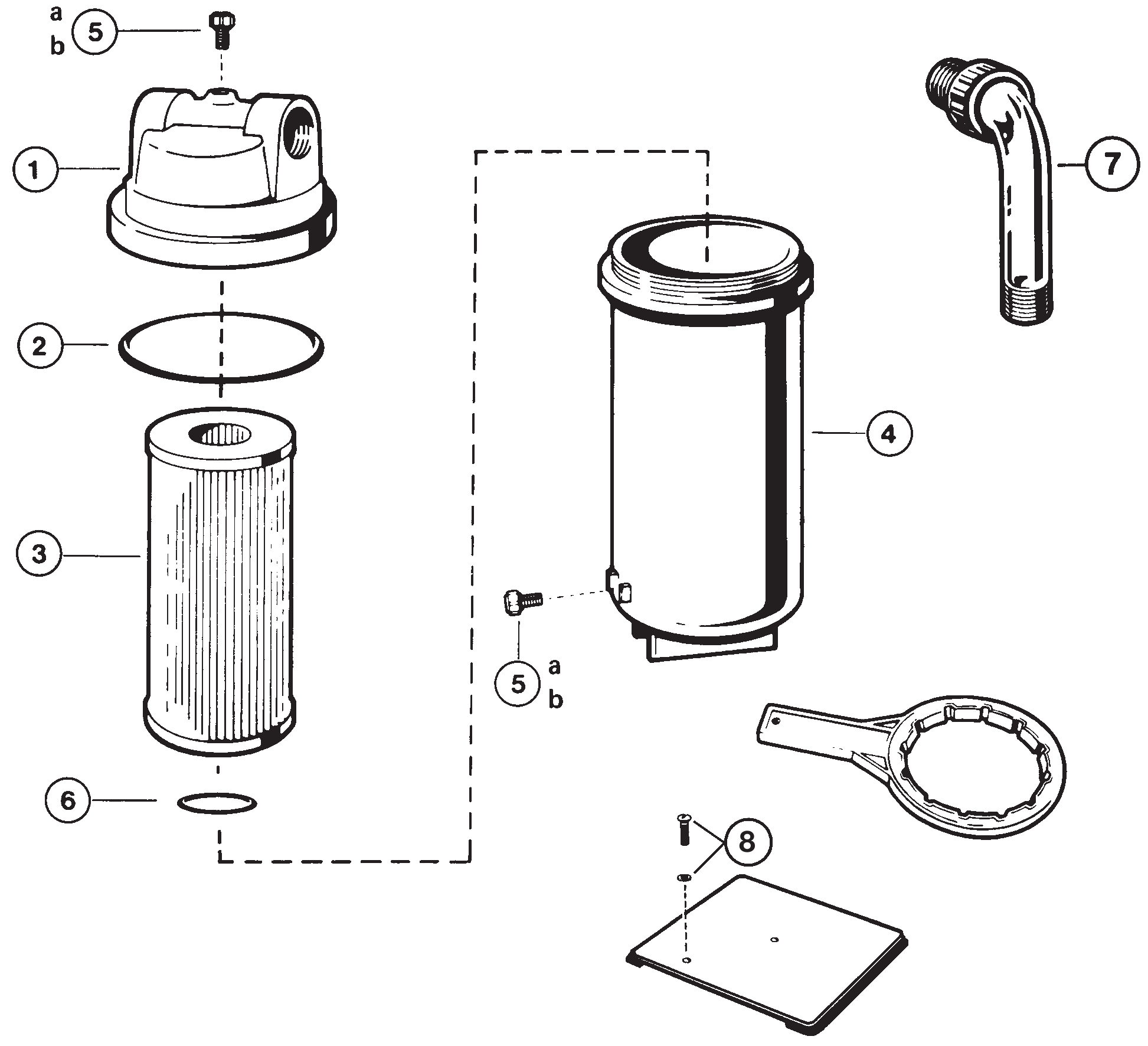 Micro StarClear Cartridge Filter - Hayward Parts Diagram