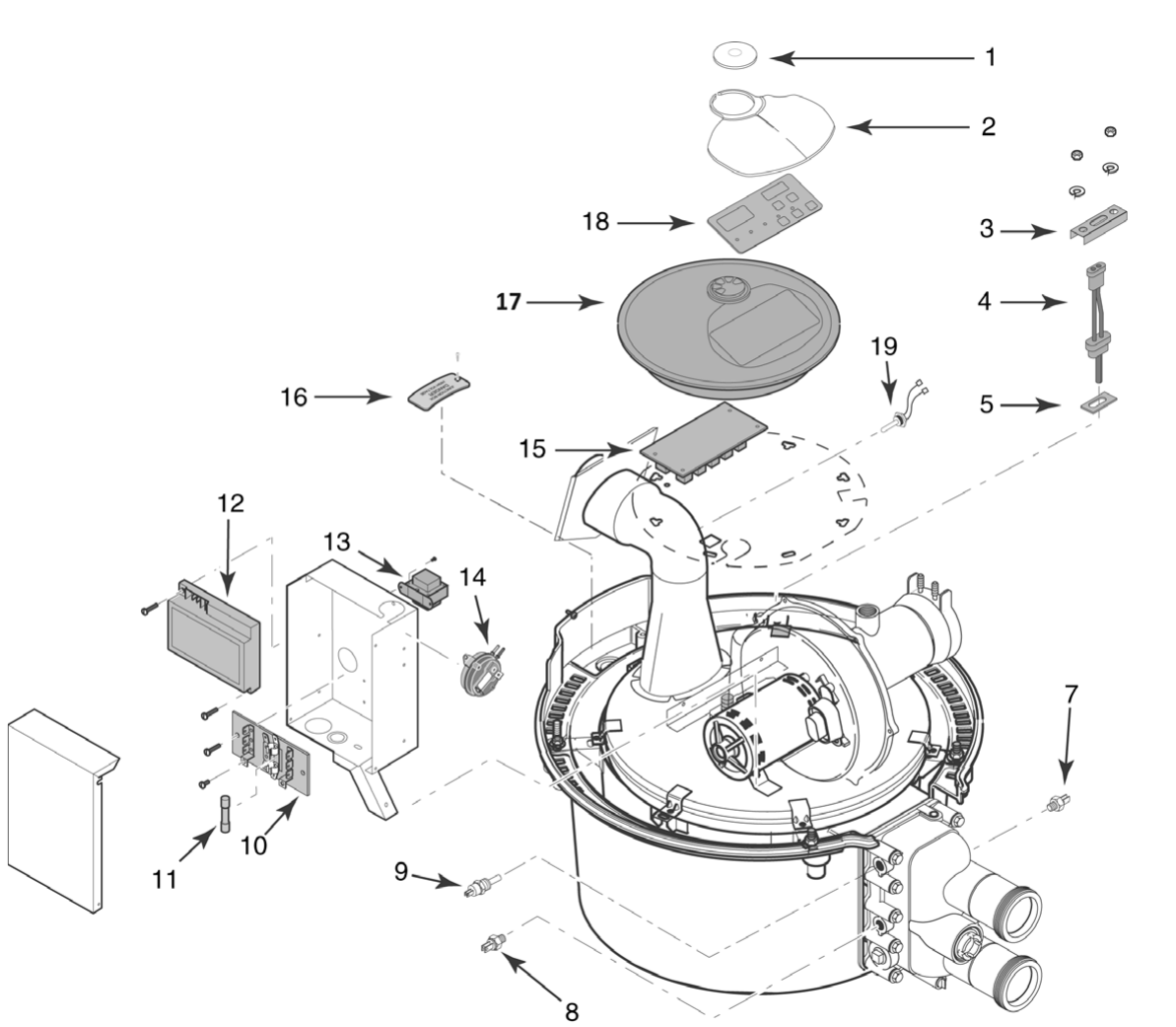 Max-E-Therm Heater (Electrical System) - Pentair Parts Diagram