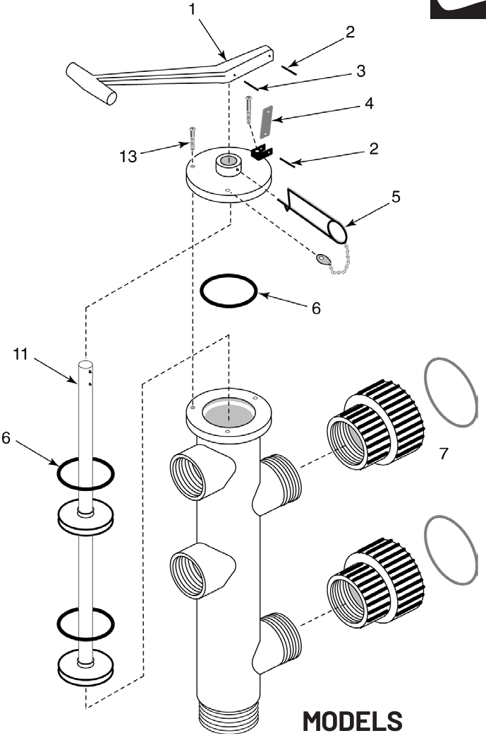 Pentair Bronze Valve - Pentair Parts Diagram