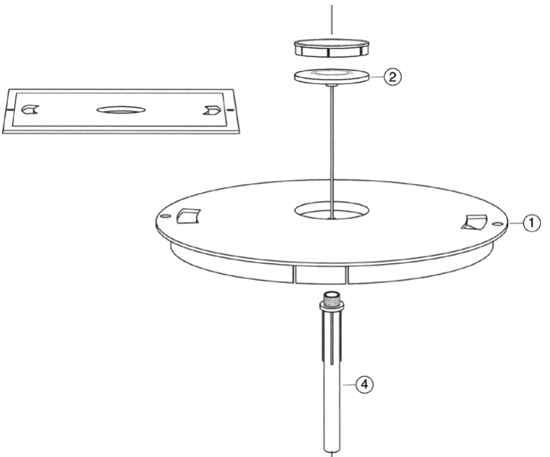 Skimmer Lid with Thermometer - Pentair Parts Diagram