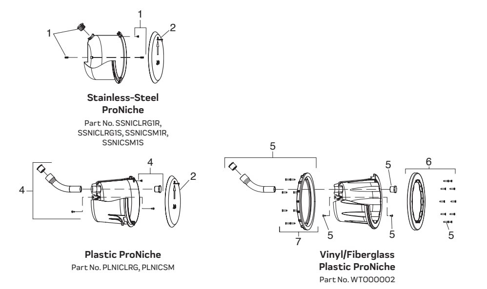 ProNiche - Jandy Parts Diagram