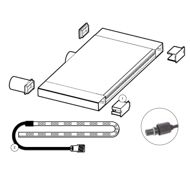 CMP Brilliant Wonders LED Waterfall 2 - CMP Parts Diagram