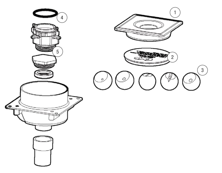 CMP Multi-Nozzle Deck Jet - CMP Parts Diagram