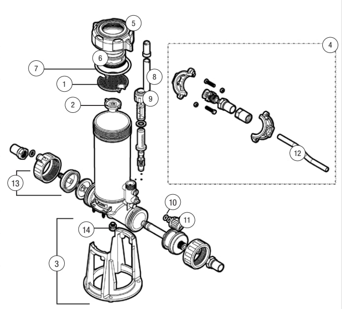 PowerClean Salt - CMP Parts Diagram