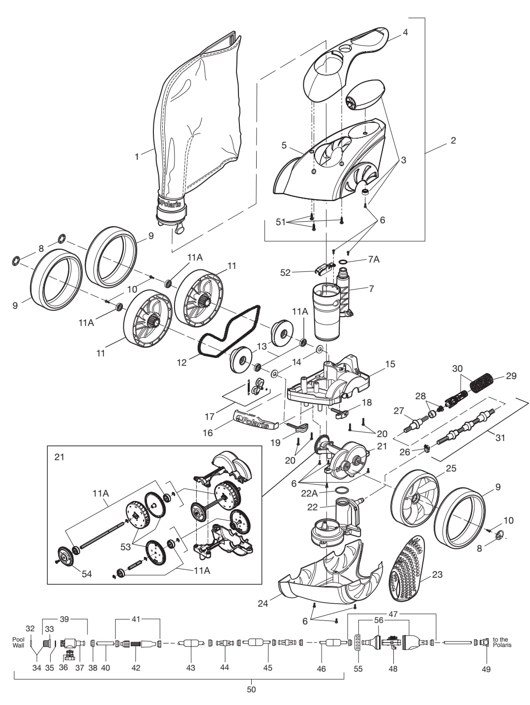 Polaris 3900 Sport - Polaris Parts Diagram