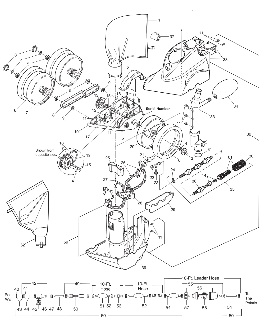 Polaris TR35P - Polaris Parts Diagram