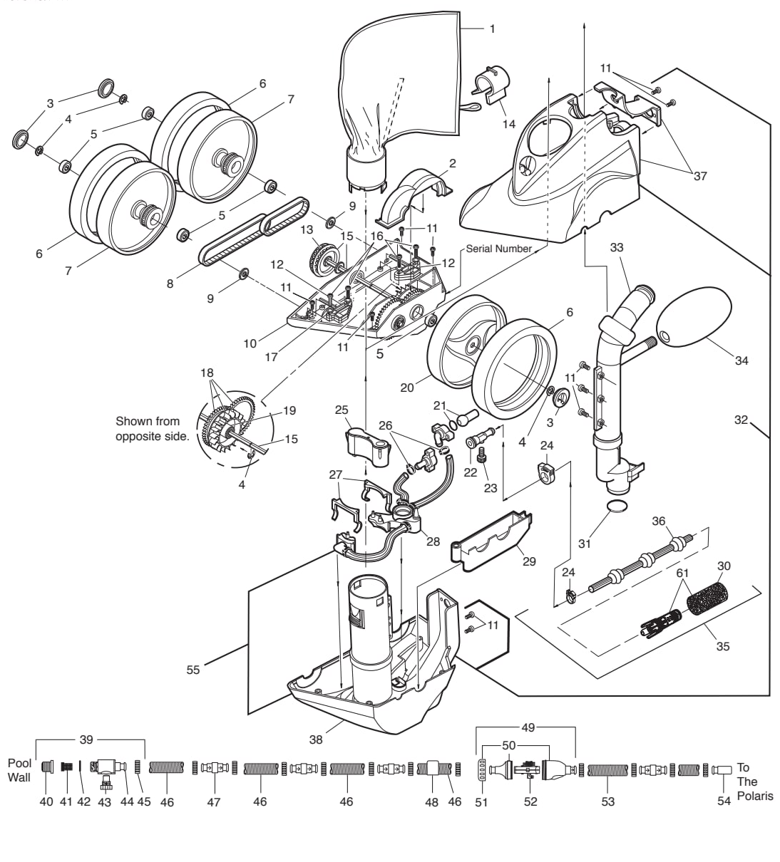 Polaris TR36P - Polaris Parts Diagram