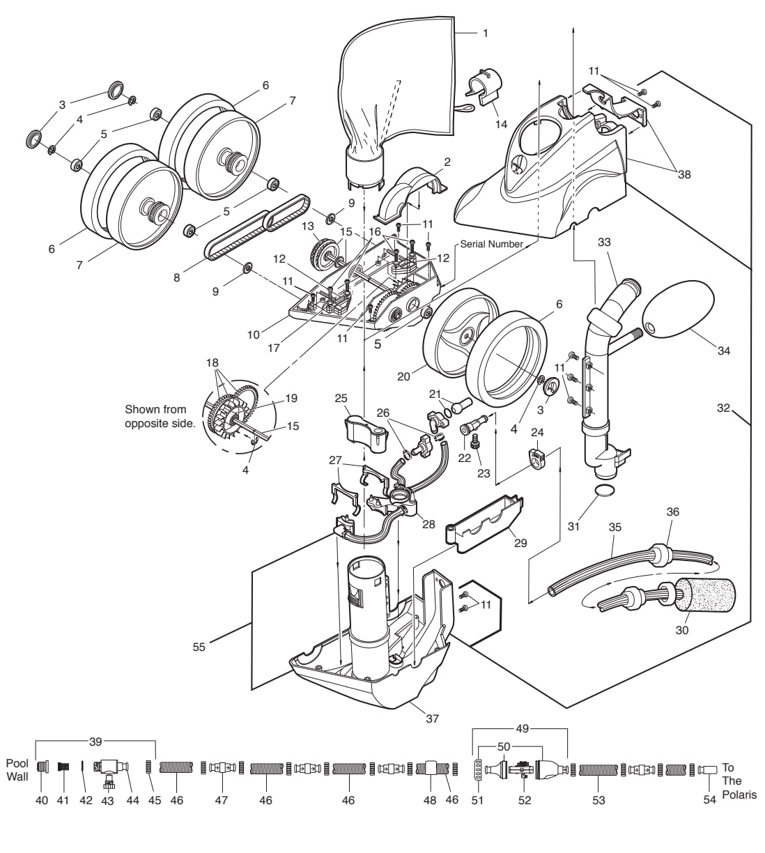 Polaris Vac-Sweep 360 - Polaris Parts Diagram