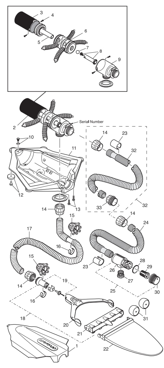 Polaris Vac-Sweep 65 - Polaris Parts Diagram