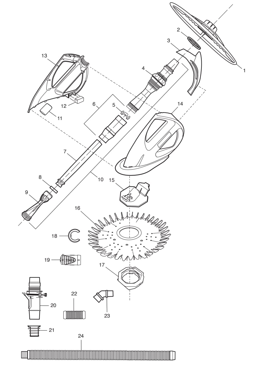 Zodiac G3/G3 PRO - Zodiac Parts Diagram