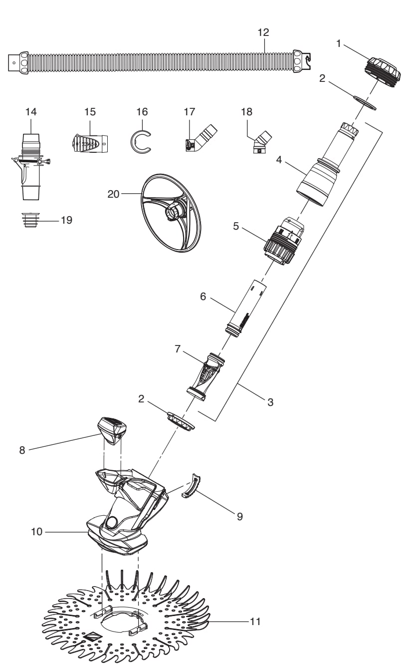 Zodiac TR2D - Zodiac Parts Diagram