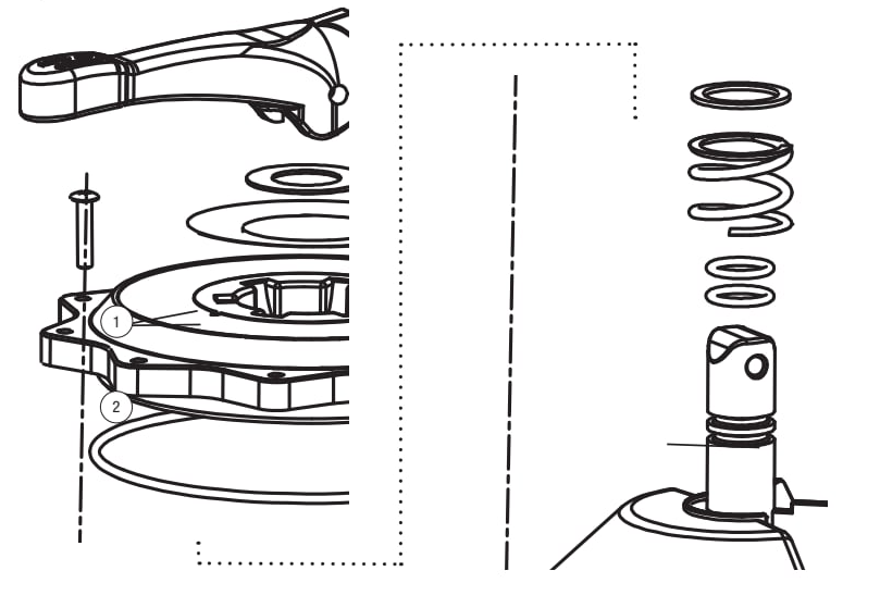 CMP MultiPort Valve - Top Mount (27510-204-000) - Nature2 Parts Diagram