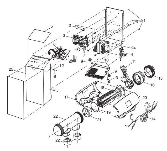 L3M Series - Jandy Parts Diagram
