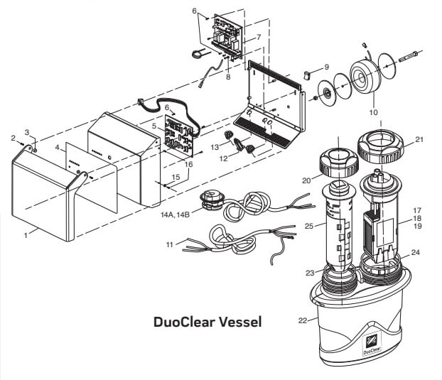DuoClear - Jandy Parts Diagram
