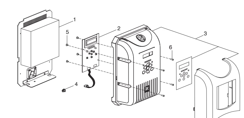 AquaPure Ei Series Electronic Salt Chlorinator (Discontinued) - Jandy Parts Diagram