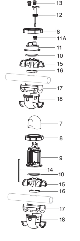 AquaPure Ei Series - Power Pack - Jandy Parts Diagram
