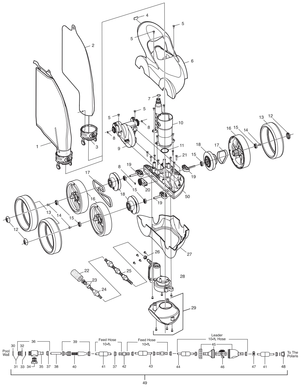 Polaris 480 PRO - Polaris Parts Diagram