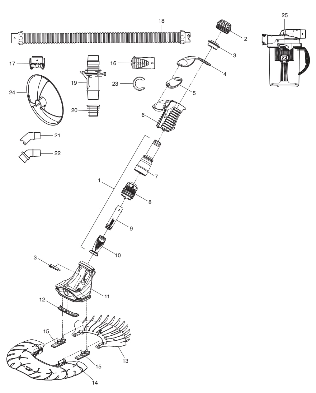 Zodiac T5 Duo - Zodiac Parts Diagram
