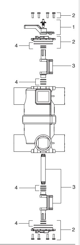 Never Lube Backwash Valve - Jandy Parts Diagram