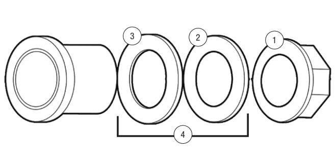 Vinyl Pool Fitting - Fluidra Parts Diagram