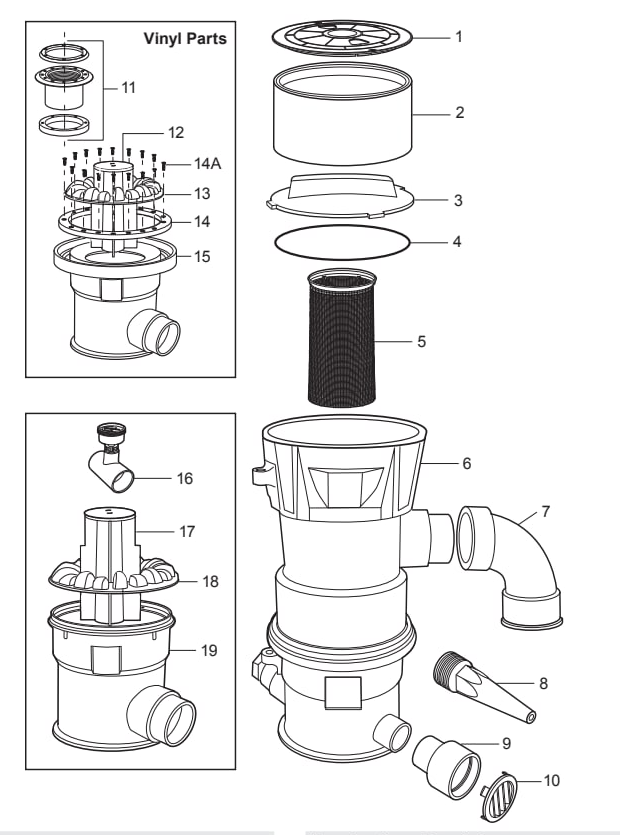 Leaf-B-Gone Concrete - Jandy Parts Diagram