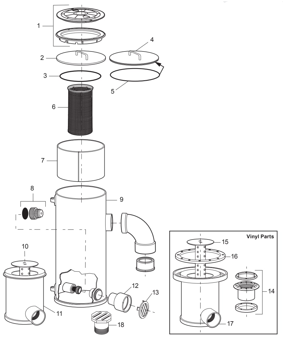 Leaf-B-Gone - Jandy Parts Diagram
