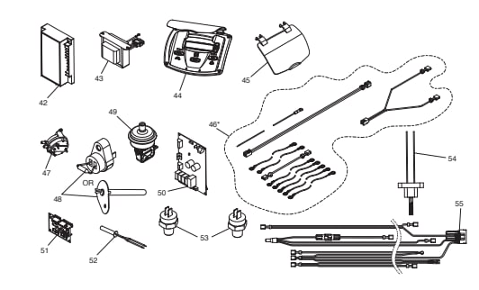JXi Heater (Mfg. 2014—Present) - Jandy Parts Diagram