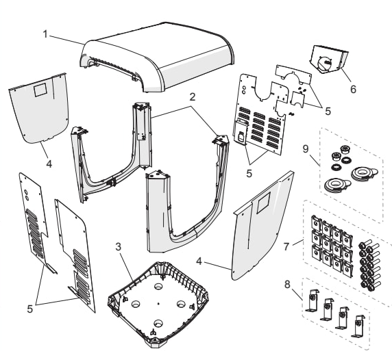 Jxi ASME Compliant Heater - Jandy Parts Diagram