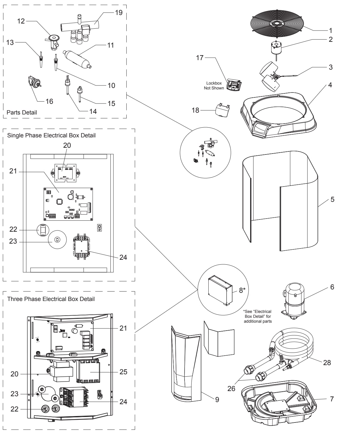 VersaTemp Heat/Chill Pump (2021-Present) - Jandy Parts Diagram