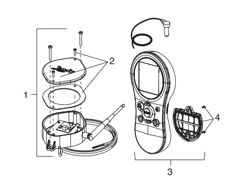 OneTouch Control Panel - Jandy Parts Diagram