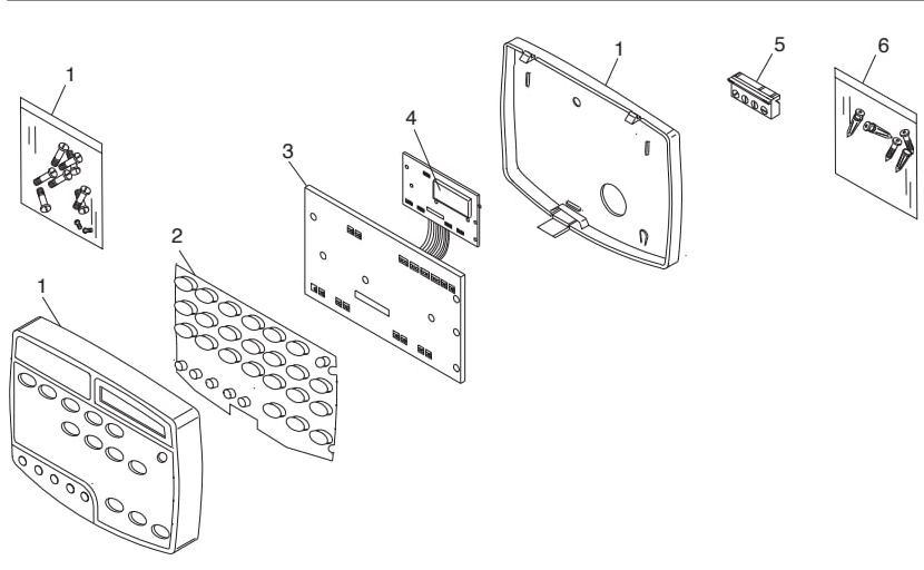 AquaLink Z4 Replacement Parts - Jandy Parts Diagram