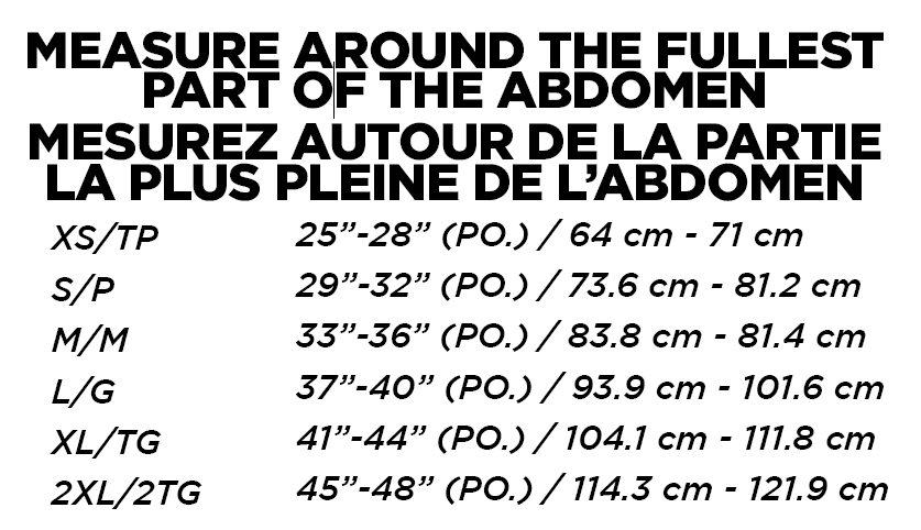 Sizing guide