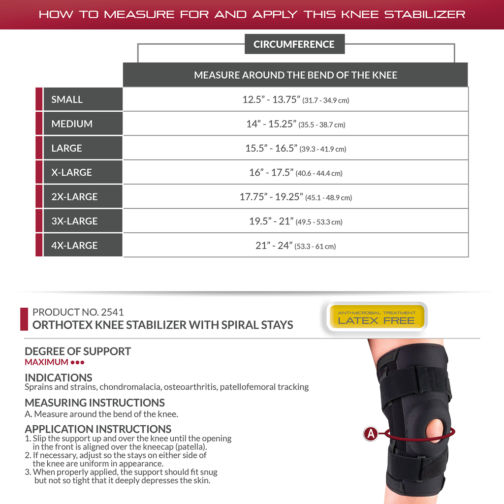 Sizing guide