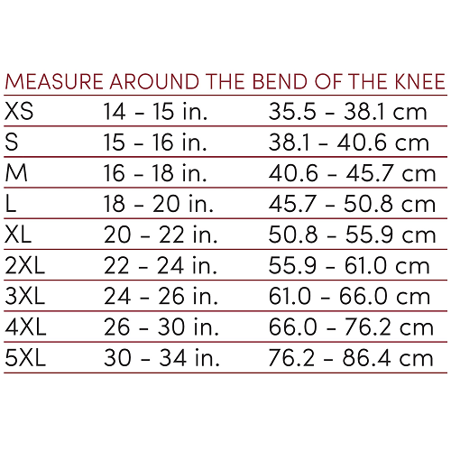 Sizing guide