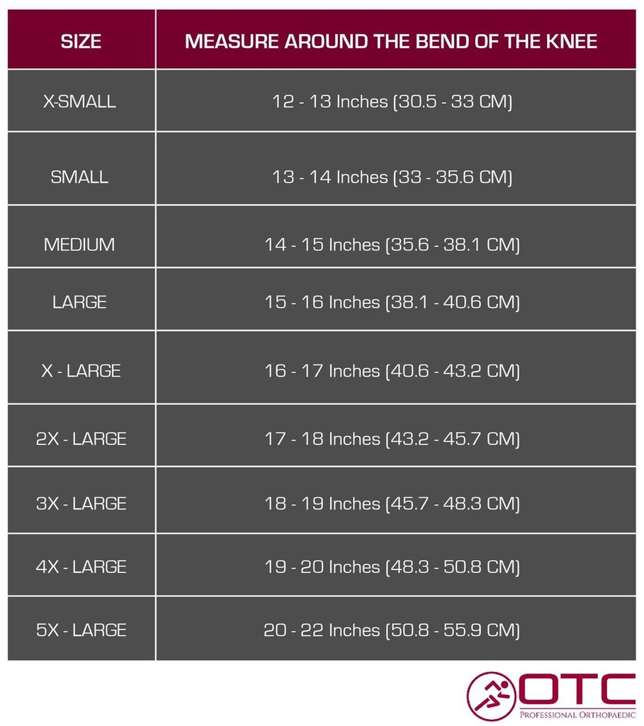 Sizing guide